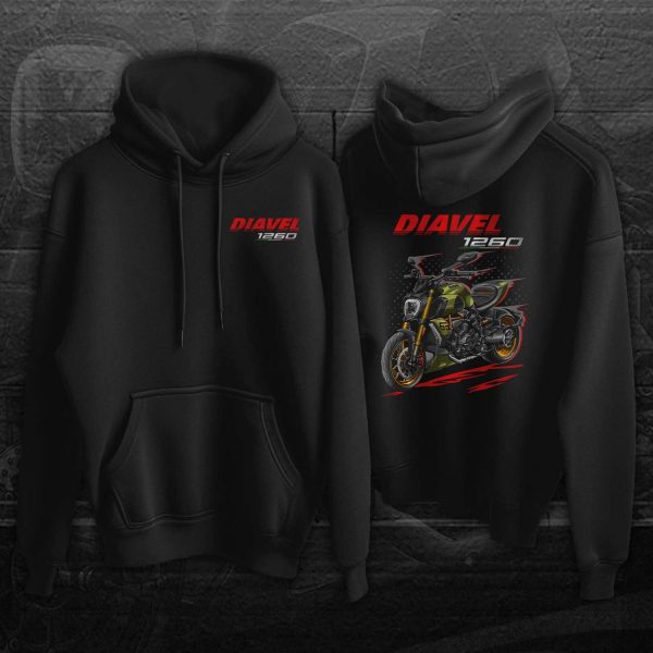 Ducati Diavel 1260 Hoodie 2021 Lamborghini, Clothing and Merchandise