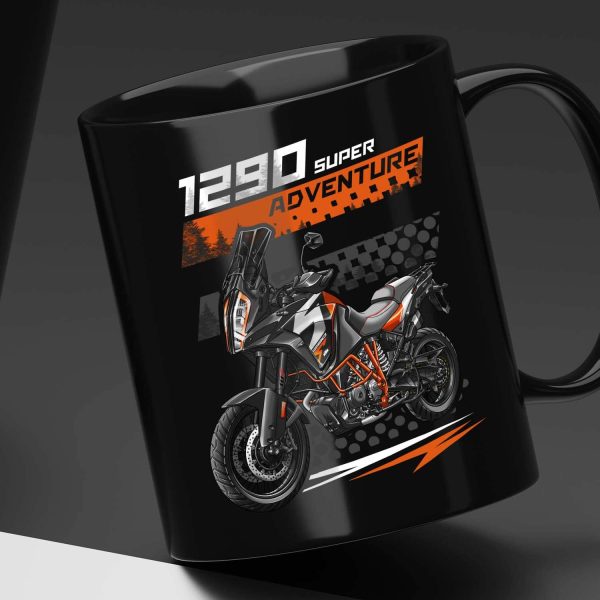 KTM 1290 Super Adventure Mug R 2019-2020 White & Orange & Black