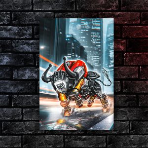 Ducati Diavel 1260 Bull Motorcycle Poster Clothing and Merchandise
