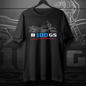 Motorcycle T-shirt BMW R100GS GS-Series Merchandise and Clothing R-Series