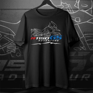 BMW R1150GS Adventure T-shirt Motorcycle GS-Series Merchandise and Clothing R-Series