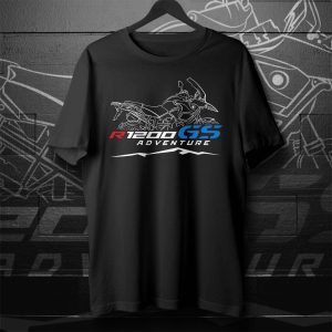 Motorcycle T-shirt BMW Motorrad R1200GS Adventure GS-Series Merchandise and Clothing R-Series