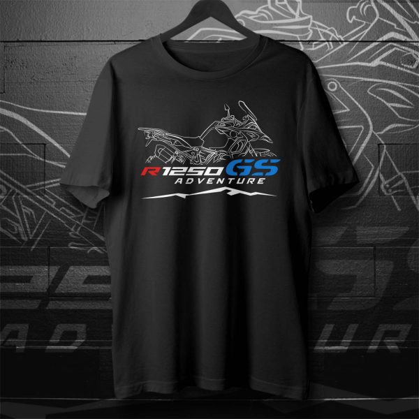 BMW R1250GS Adventure T-shirt Motorcycle GS-Series Merchandise and Clothing R-Series