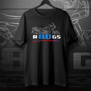 Motorcycle T-shirt BMW R80GS GS-Series Merchandise and Clothing R-Series