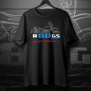 BMW R80GS Basic T-shirt Motorcycle GS-Series Merchandise and Clothing R-Series