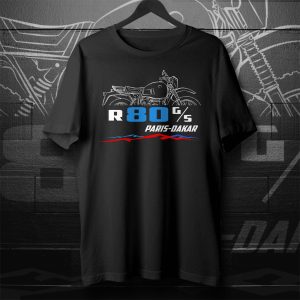 BMW R100GS Paris Dakar T-shirt Motorcycle GS-Series Merchandise and Clothing R-Series
