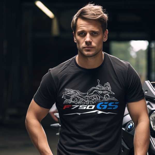 BMW F750GS T-shirt Motorrad F-Series & GS-Series Motorcycle Merchandise and Clothing