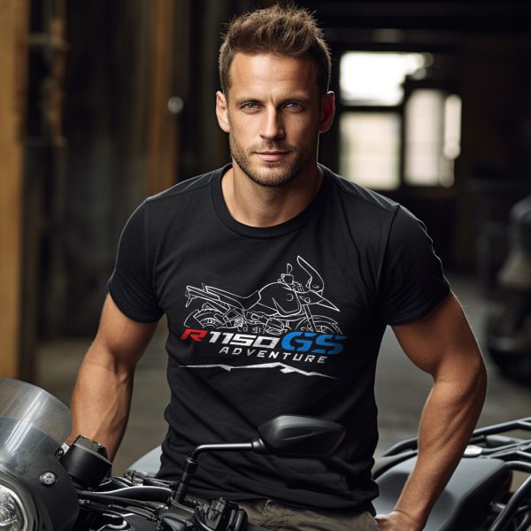 BMW R1150GS Adventure T-shirt Motorcycle GS-Series Merchandise and Clothing R-Series