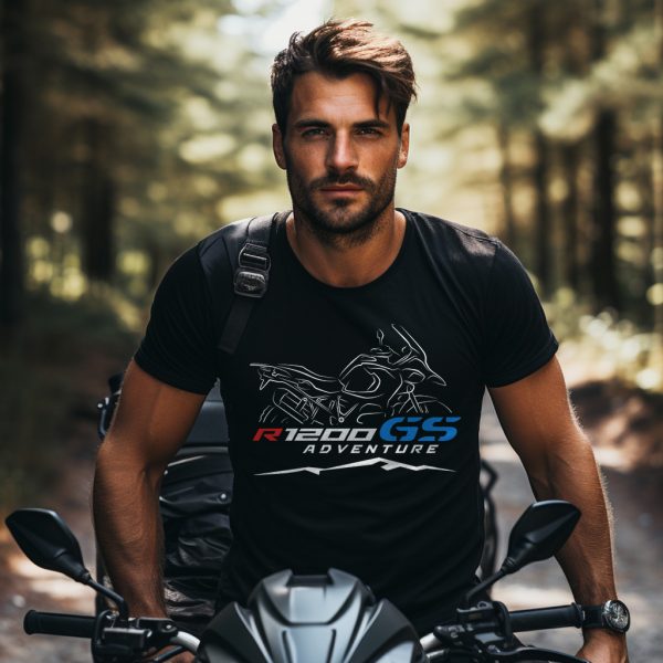BMW R1200GS Adventure T-shirt Motorcycle GS-Series Merchandise and Clothing R-Series