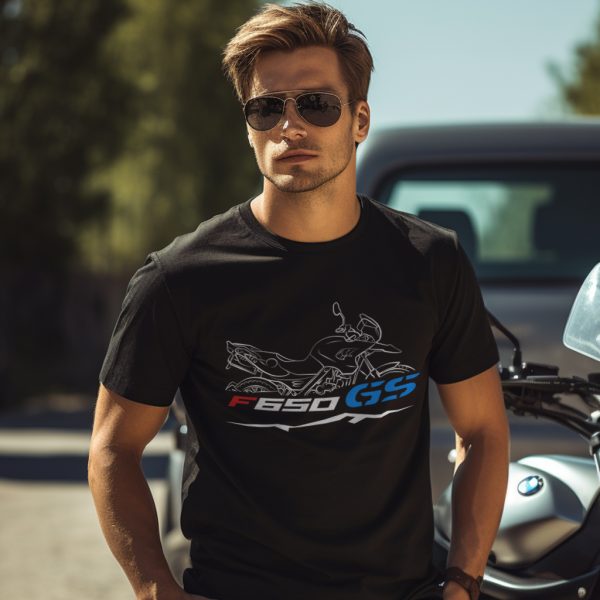 Motorcycle T-shirt BMW F650GS Motorrad F-Series & GS-Series Merchandise and Clothing
