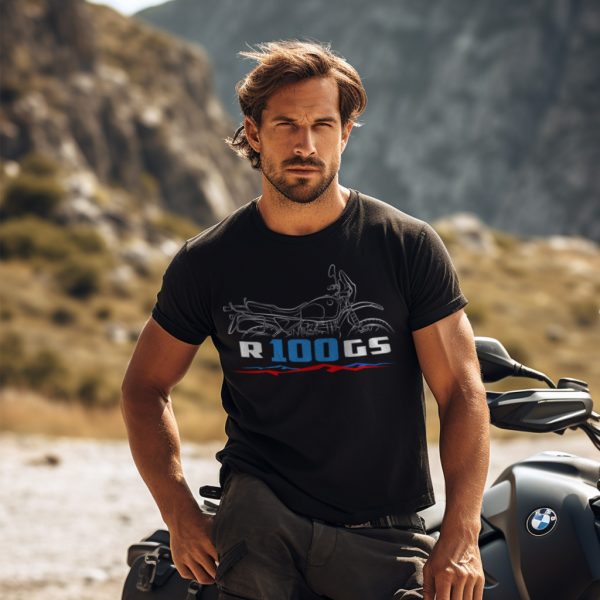 Motorcycle T-shirt BMW R100GS GS-Series Merchandise and Clothing R-Series