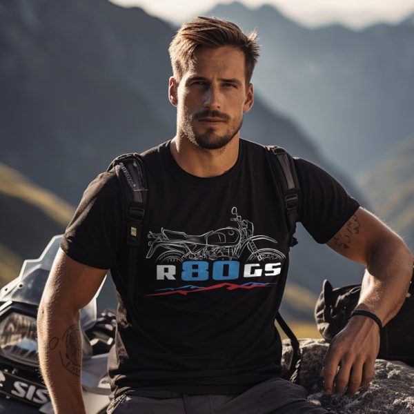 BMW R80GS T-shirt Motorcycle GS-Series Merchandise and Clothing R-Series