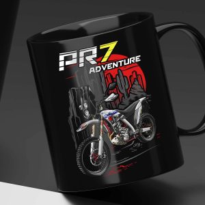 AJP PR7 650 Adventure Mug White & Blue & Red Merchandise & Clothing