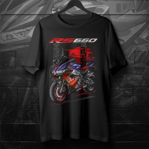 Aprilia RS660 T-shirt 2020-2022 Lava Red Merchandise & Clothing