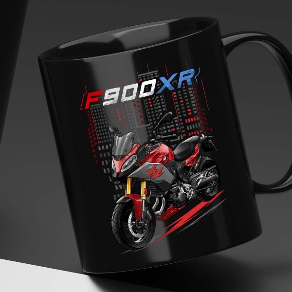 Black Mug BMW F900XR 2020-2022 Racing Red Metallic Merchandise & Clothing