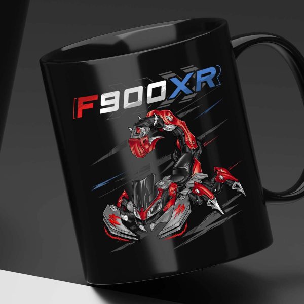 Black Mug BMW F900XR Scorpion 2020-2022 Racing Red Clothing & Merchandise