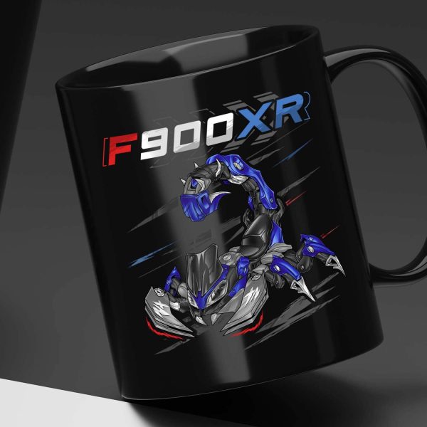 Black Mug BMW F900XR Scorpion 2023 Racing Blue Metallic Clothing & Merchandise
