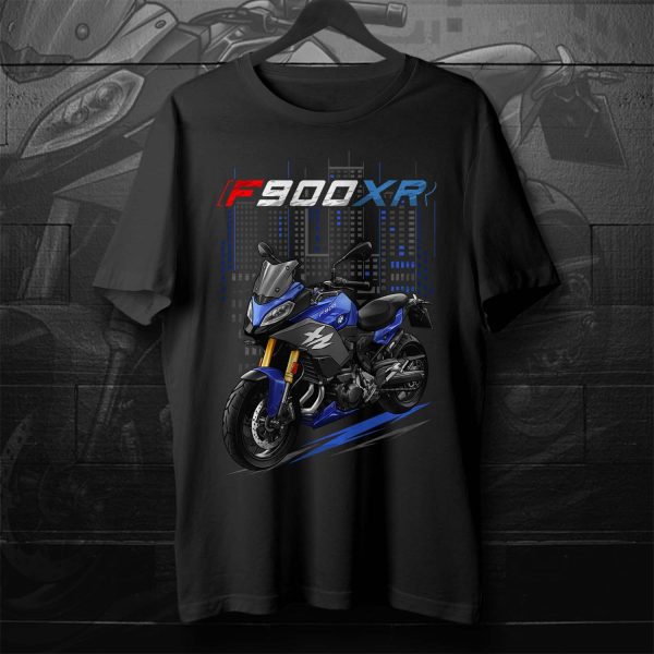 T-shirt BMW F900XR 2023 Racing Blue Metallic Clothing & Apparel