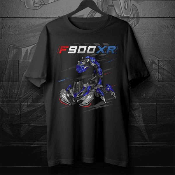 T-shirt BMW F900XR Scorpion 2023 Racing Blue Metallic Merchandise & Clothing