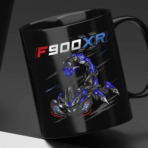 Black Mug BMW F900XR Scorpion 2024 Racing Blue Metallic Clothing & Merchandise