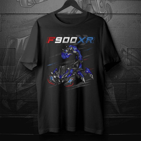T-shirt BMW F900XR Scorpion 2024 Racing Blue Metallic Merchandise & Clothing