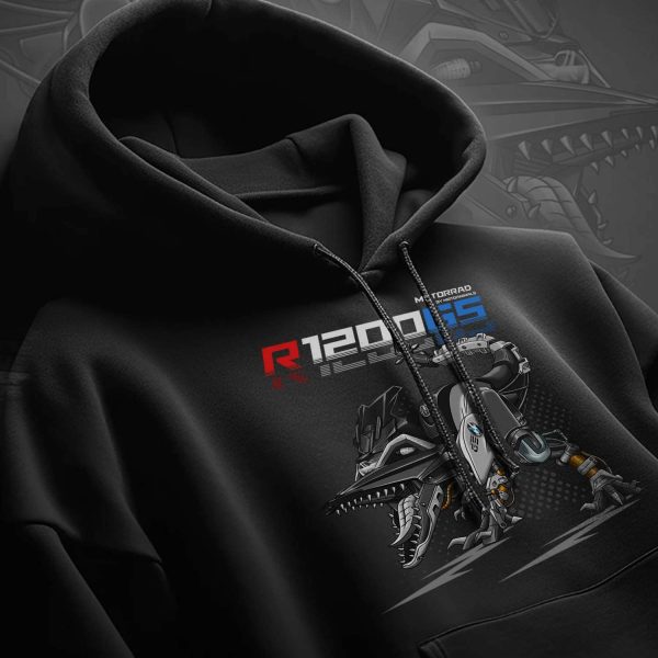 Hoodie BMW R1200GS T-Rex 2015 Black Storm Metallic Merchandise & Clothing