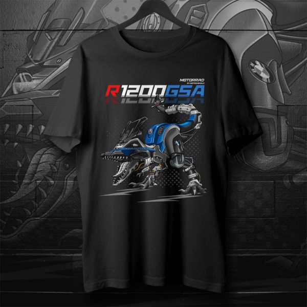 T-shirt BMW R1200GS Adventure T-Rex 2014-2015 Racing Blue Metallic Matte Clothing & Merchandise