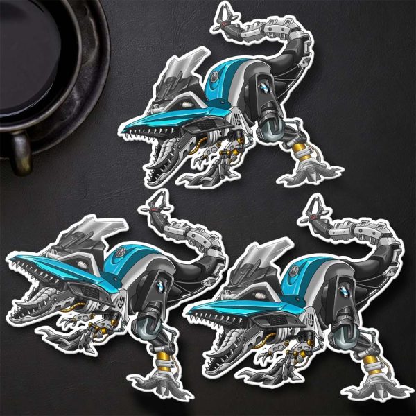 Stickers BMW R1250GS T-Rex 2019-2020 Cosmic Blue Merchandise & Clothing Motorcycle Apparel