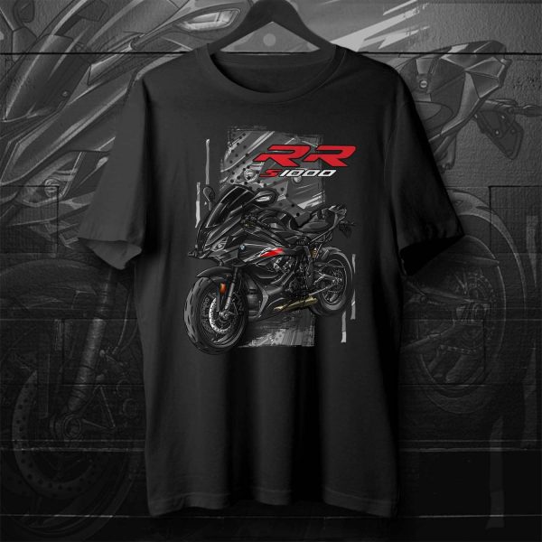 T-shirt BMW S 1000 RR 2023 Black Storm Metallic Merchandise & Clothing