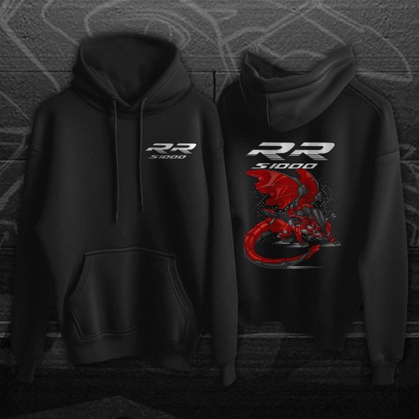 BMW S 1000 RR Dragonbike Hoodie 2023 Passion Red Merchandise & Clothing