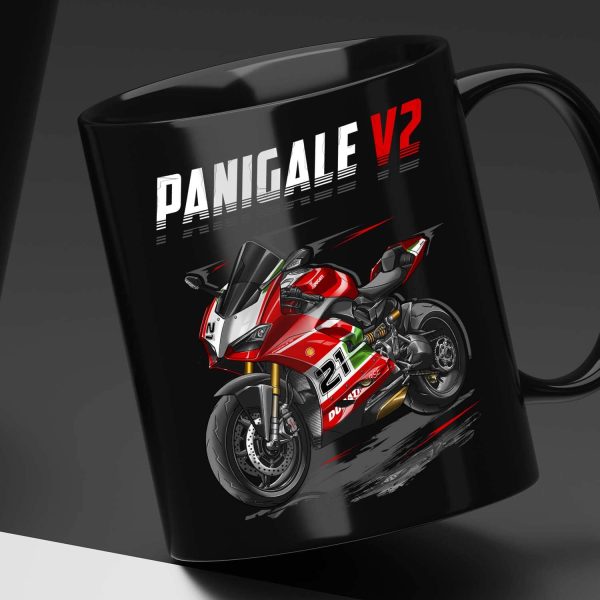 Ducati Panigale V2 Mug Bayliss Merchandise & Clothing Motorcycle Apparel