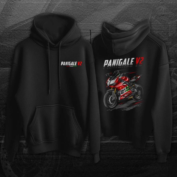Ducati Panigale V2 Hoodie Bayliss Merchandise & Clothing Motorcycle Apparel