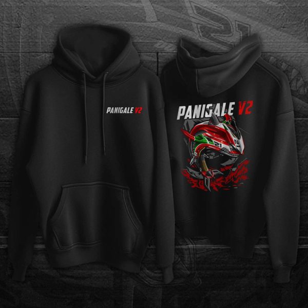 Hoodie Ducati Panigale V2 Shark Bayliss Merchandise & Clothing Motorcycle Apparel