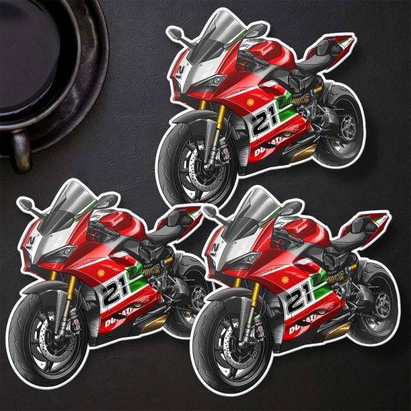 Ducati Panigale V2 Stickers Bayliss Merchandise & Clothing Motorcycle Apparel