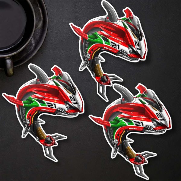 Stickers Ducati Panigale V2 Shark Bayliss Merchandise & Clothing Motorcycle Apparel