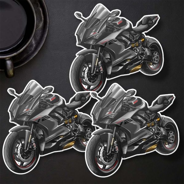 Ducati Panigale V2 Stickers Black on Black Merchandise & Clothing Motorcycle Apparel
