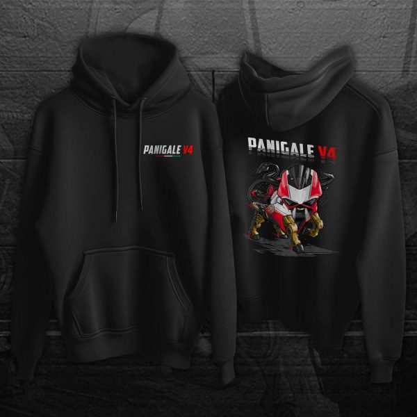 Hoodie Ducati Panigale V4 Bull 2018-2019 Speciale Merchandise & Clothing Motorcycle Apparel