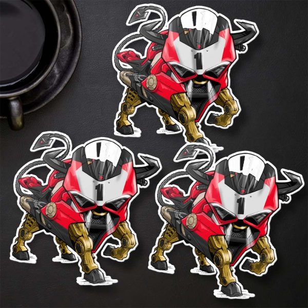 Stickers Ducati Panigale V4 Bull 2019-2020 Anniversary 916 Merchandise & Clothing Motorcycle Apparel
