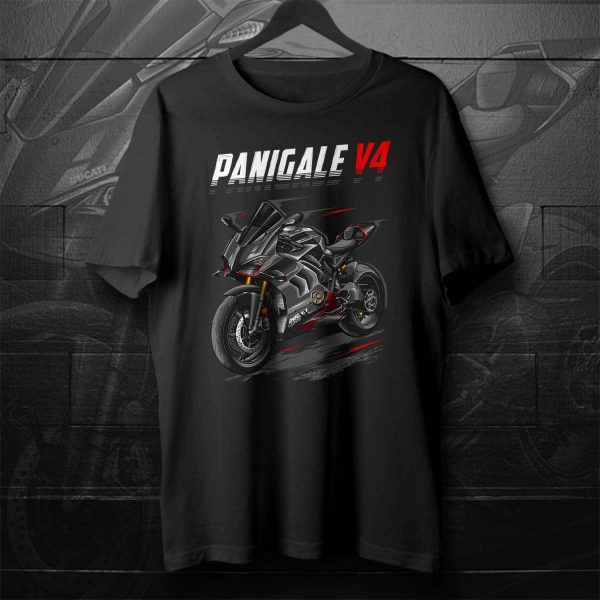 Ducati Panigale V4 T-shirt 2022-2023 SP2 Merchandise & Clothing Motorcycle Apparel