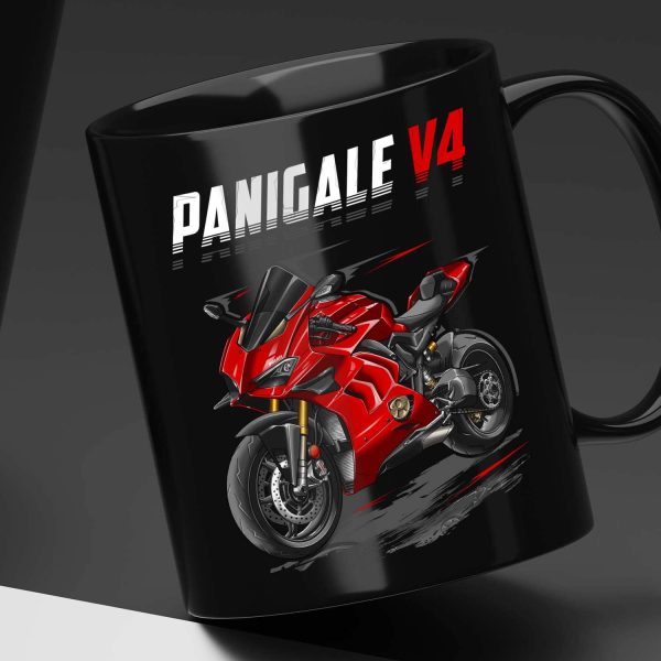Ducati Panigale V4 Mug 2020-2021 Red Merchandise & Clothing Motorcycle Apparel