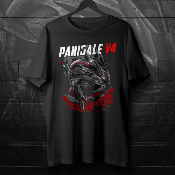 T-shirt Ducati Panigale V4 Shark SP 2021 Merchandise & Clothing Motorcycle Apparel
