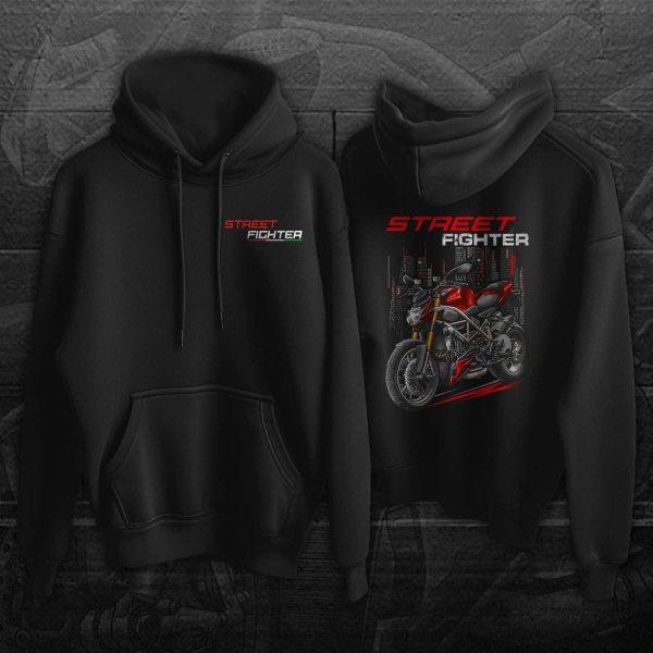 Ducati Streetfighter 1098 Hoodie 2009-2010 S Red Merchandise & Clothing Motorcycle Apparel