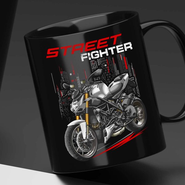 Ducati Streetfighter 1098 Mug 2010-2011 Pearl White Merchandise & Clothing Motorcycle Apparel