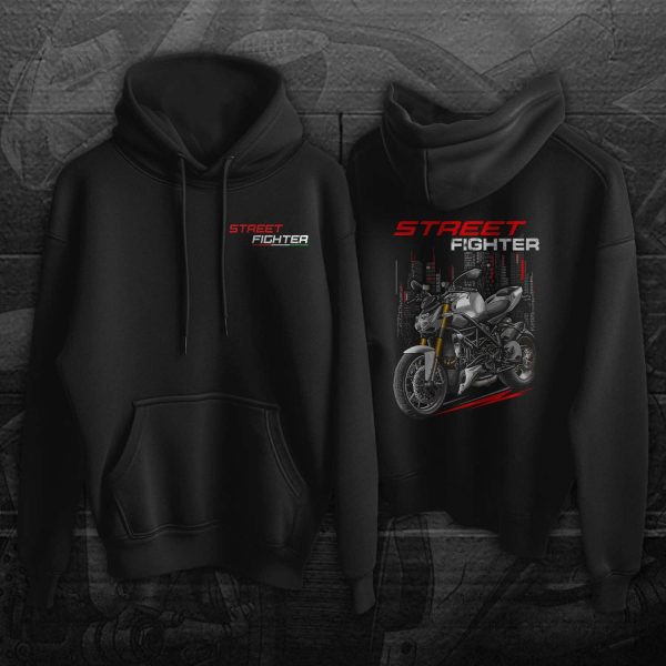 Ducati Streetfighter 1098 Hoodie 2010-2011 Pearl White Merchandise & Clothing Motorcycle Apparel