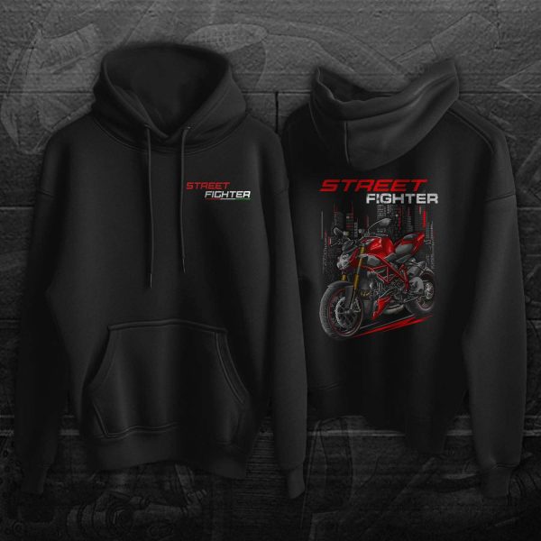 Ducati Streetfighter 1098 Hoodie 2011-2013 S Red Merchandise & Clothing Motorcycle Apparel