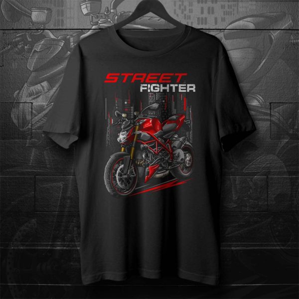Ducati Streetfighter 1098 T-shirt 2011-2013 S Red Merchandise & Clothing Motorcycle Apparel