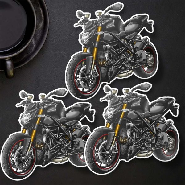 Ducati Streetfighter 1098 Stickers 2011 S Diamond Black Merchandise & Clothing Motorcycle Apparel