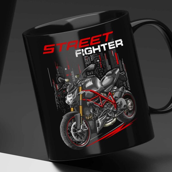 Ducati Streetfighter 1098 Mug 2012-2013 S Race Titanium Matte Merchandise & Clothing Motorcycle Apparel