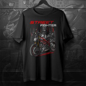 Ducati Streetfighter 1098 T-shirt 2012-2013 S Race Titanium Matte Merchandise & Clothing Motorcycle Apparel