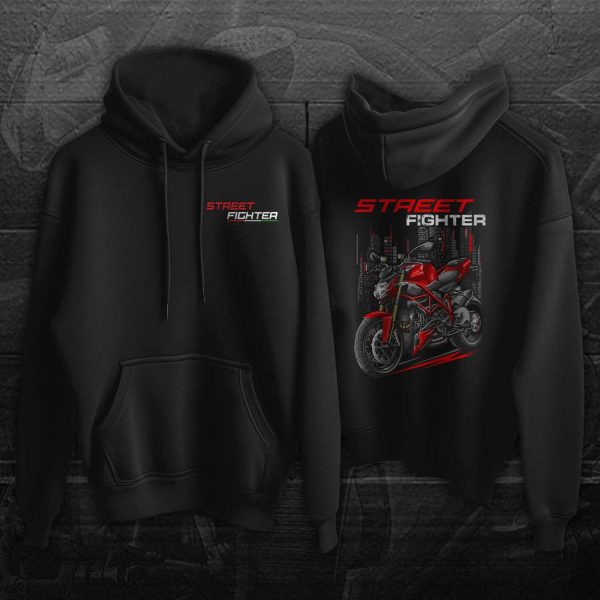 Ducati Streetfighter 848 Hoodie Ducati Red Merchandise & Clothing Motorcycle Apparel